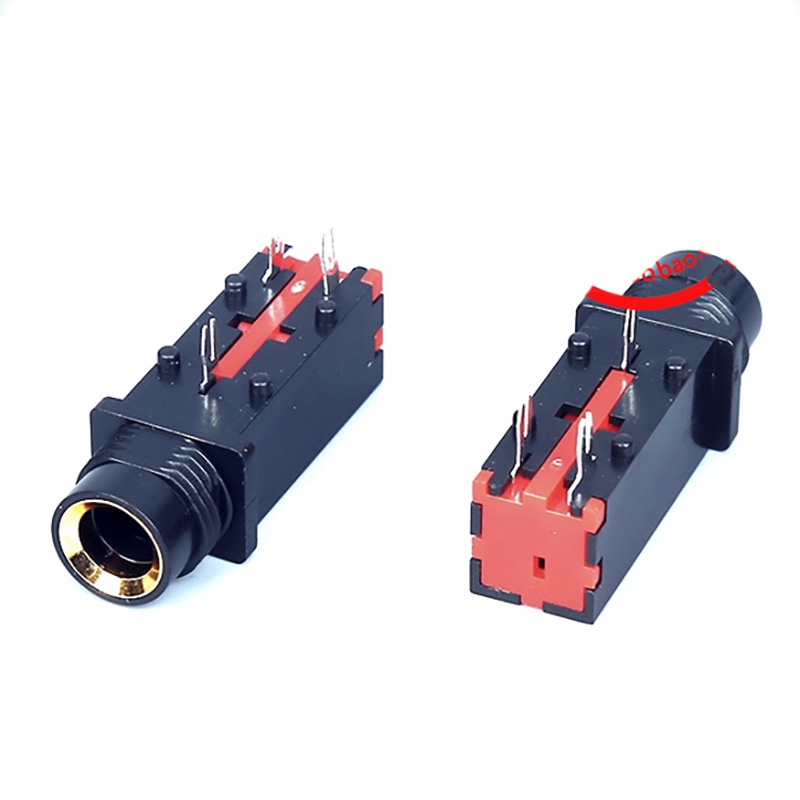 1 Giắc Cắm Âm Thanh Micro 6.35mm TS / TRS 1 / 4 "