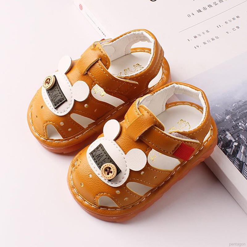 Giày xăng đan đế mềm chống trượt đáng yêu thời trang cho bé từ 0 -2 tuổi
