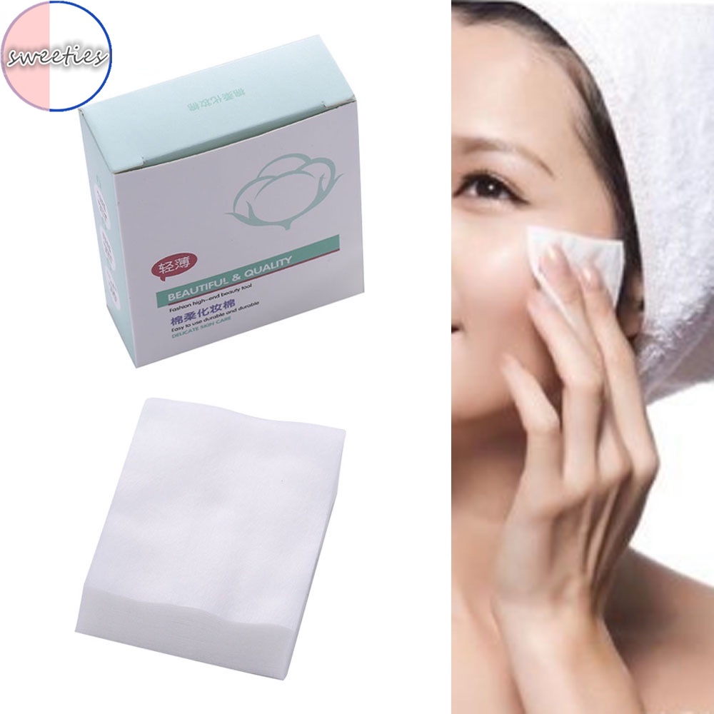 [Hàng mới về] Set 40 Miếng Bông Tẩy Trang Sử Dụng Một Lần Tiện Lợi Dành Cho Nữ