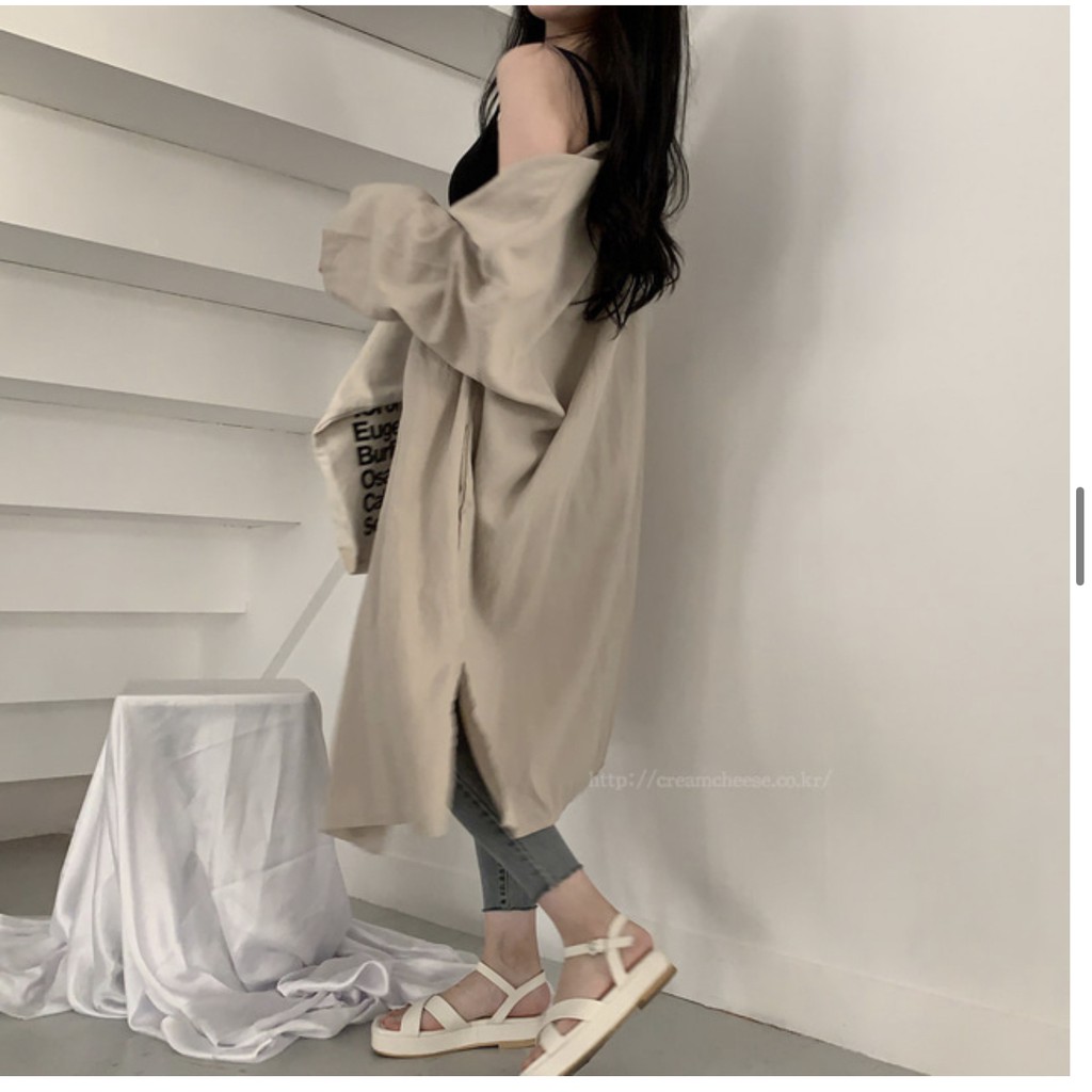 Áo khoác xô Hàn Quốc dáng dài (Caamhouse) | Ảnh thật ở cuối | BigBuy360 - bigbuy360.vn