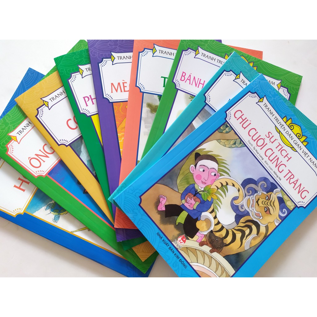 Sách - Tranh Truyện Dân Gian Việt Nam - Set 9 Cuốn Sự Tích