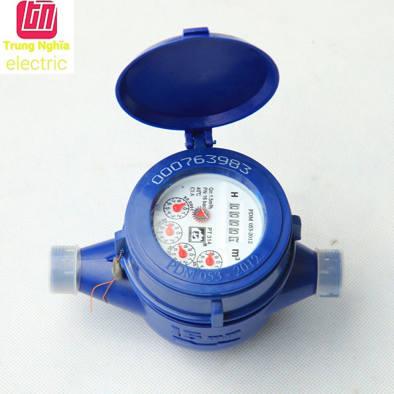 Đồng hồ đo lưu lượng nước sử dụng bằng nhựa ABS - PHÚ THỊNH ( có giấy kiểm định )