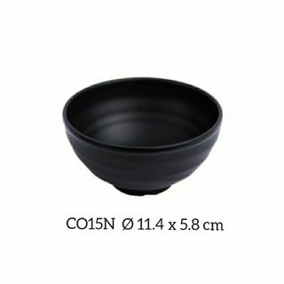 Chén cơm nhựa Melamine Nhám Đen/Nhám Xám/Nhám Nâu