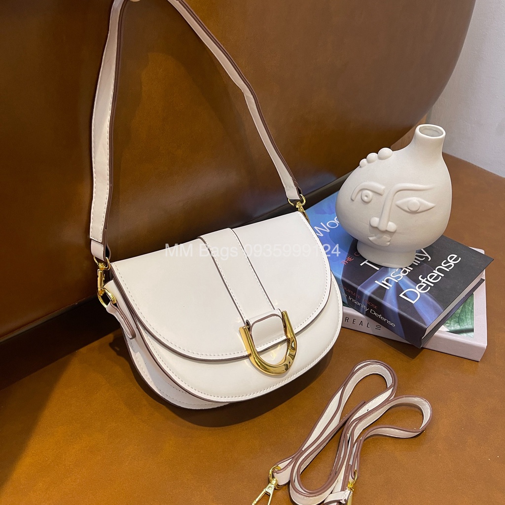 Túi xách nữ CNK bán nguyệt size 23 chất min form cứng cáp MM Bags