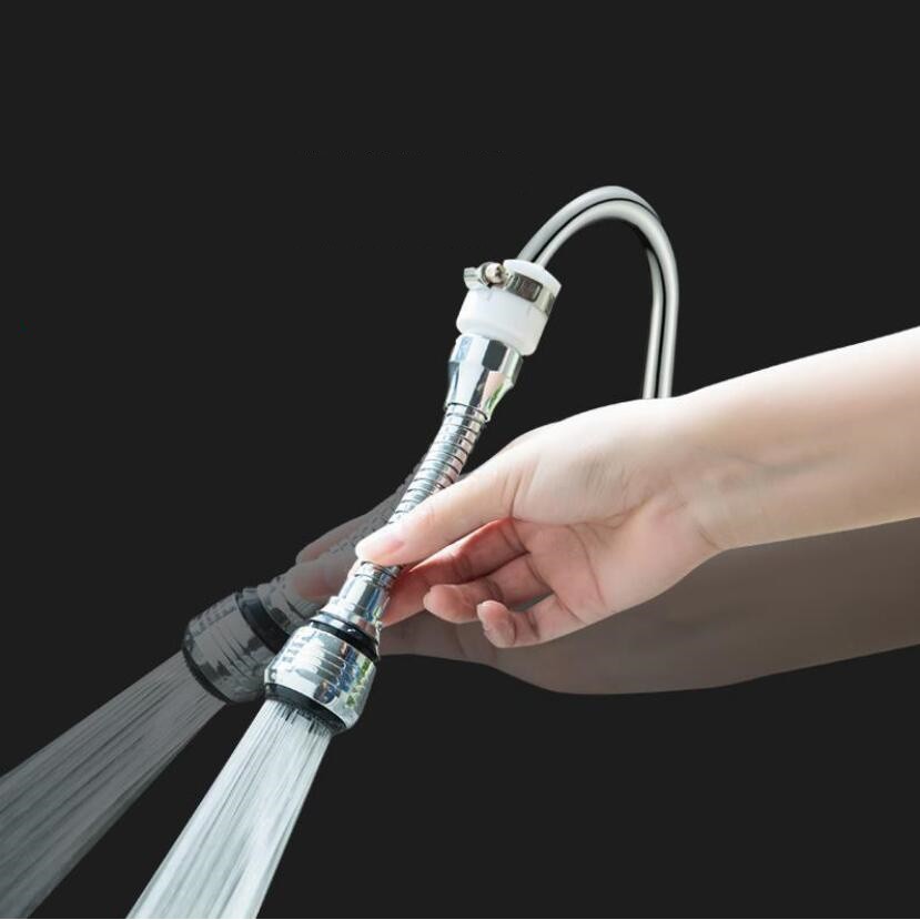 Đầu nối vòi lọc nước đa năng bằng silicon mạ đồng