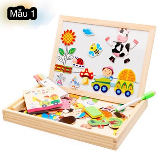 Bộ bảng ghép hình nam châm 2 mặt