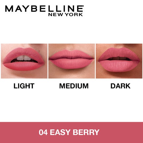 Son Kem Lì Nhẹ Môi Maybelline Sensational Liquid Matte Lipstick 04 Easy Berry 7Ml