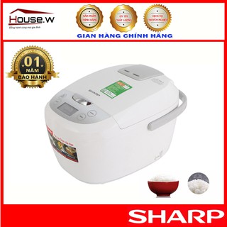 Nồi Cơm Điện Tử Sharp KS-COM185EV-SL (1.8L) - Hàng Chính Hãng