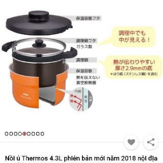 Nồi ủ themos 4,3l -4,5l