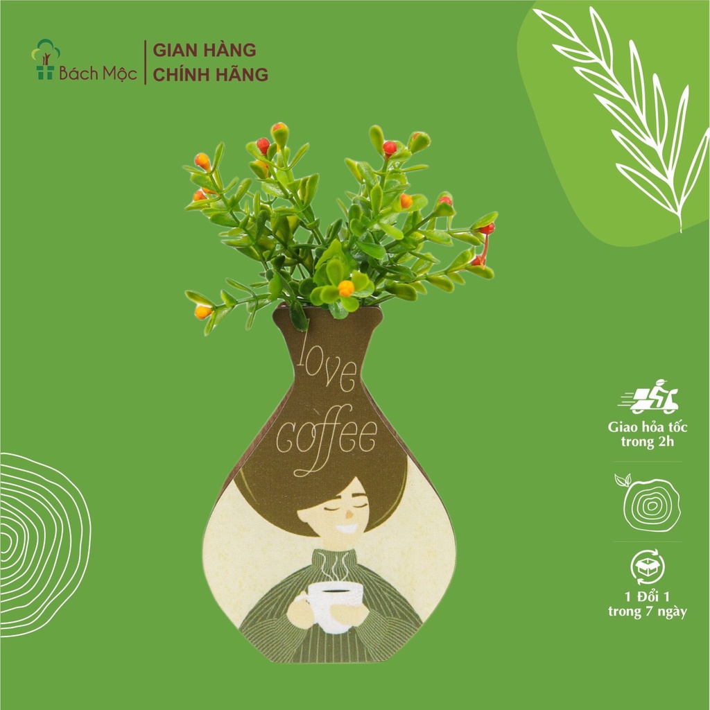 Lọ Hoa Gỗ Trang Trí BÁCH MỘC Các Màu Họa Tiết Độc Đáo Trang Trí Nhà Cửa