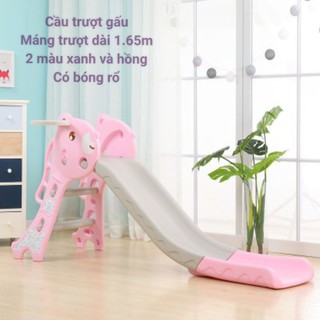 Cầu Trượt Cho Bé có bóng rổ