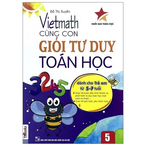 Sách - Vietmath Cùng Con Giỏi Tư Duy Toán Học Tập 5 (Tái Bản 2020)