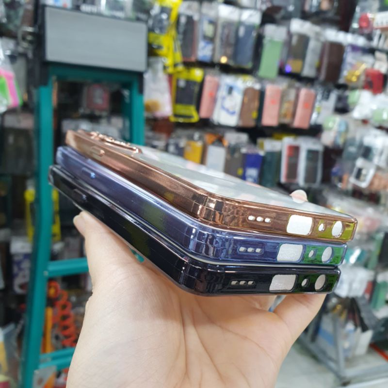 Ốp điện thoại Oppo Reno 7Z/A96 dẻo viền màu lưng trong