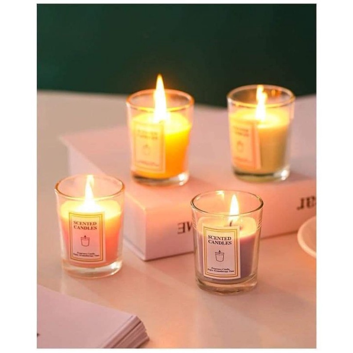 Ly thuỷ tinh đựng nến thơm -9293store