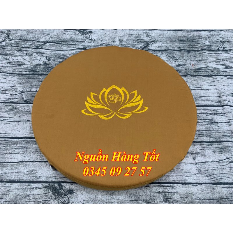 Đệm Ngồi Thiền Hình Tròn 50x5cm Tatami Dày Dặn Êm Ái Thoải Mái Sang Trọng