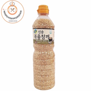 <HOT> Vừng rang hàn Quốc chai lớn 430gr