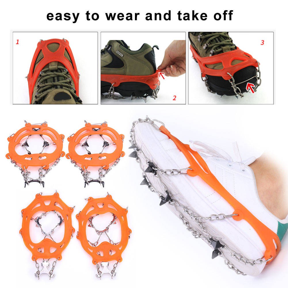 Snow Spikes Ice Climbing Anti-skid Grips Footwear Mountain Outdoor Cleats​ Traction