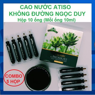 [Giá siêu rẻ] Combo 5 hộp cao nước atiso không đường Ngọc Duy