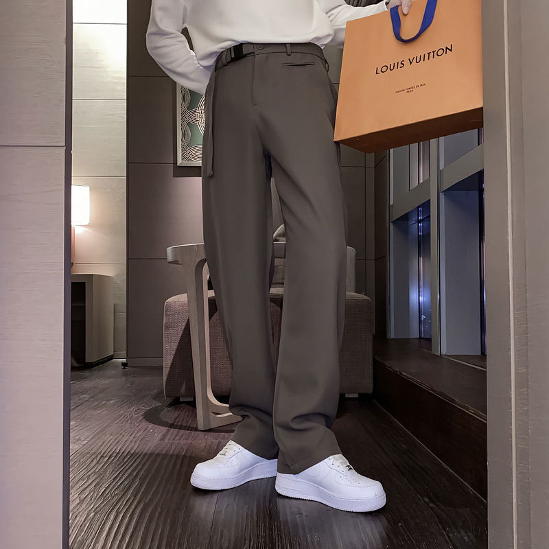 Quần Dài Ống Rộng Màu Trơn Thời Trang Công Sở Thanh Lịch Cho Nam | BigBuy360 - bigbuy360.vn