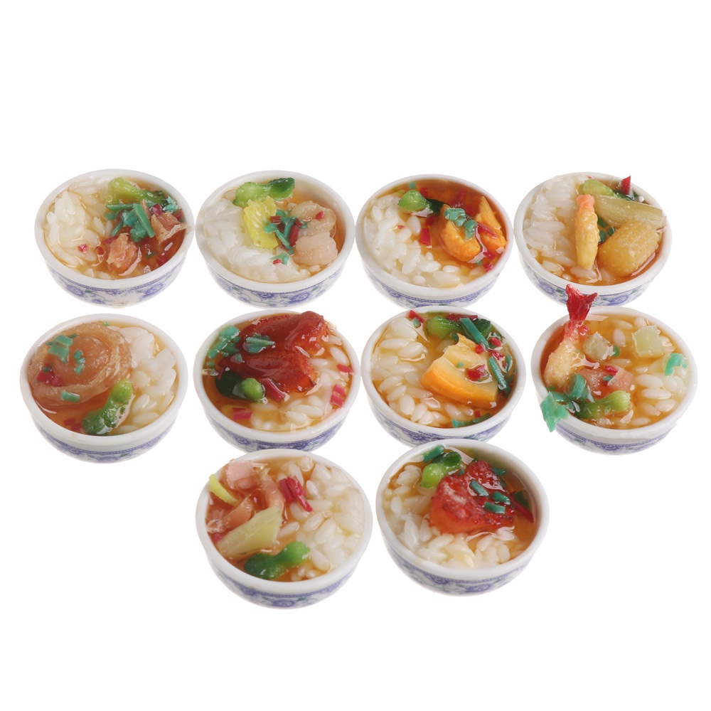 Đồ ăn tùy chọn mini trang trí nhà búp bê