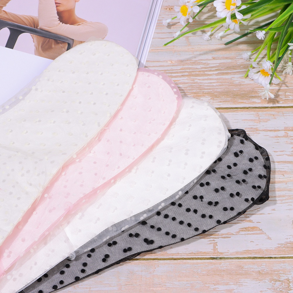 Đôi tất lưới siêu mỏng họa tiết chấm bi nhiều màu phong cách thời trang cho nữ