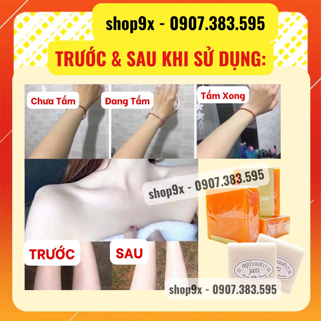 Xà Phòng Nghệ Và Cám Gạo Cao Cấp Sáng Da Ngừa Mụn Cho Mặt Và Body