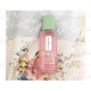 Nước hoa hồng Clinique Clarifying Lotion Oily 3 - 30ml và 60ml