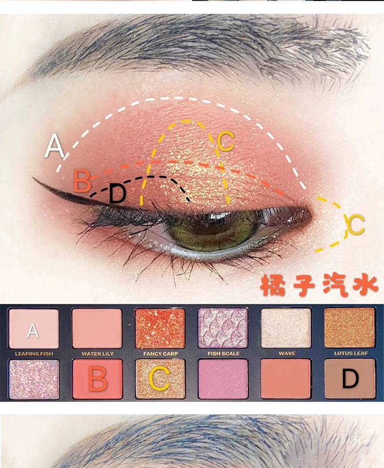 Bảng phấn mắt 12 màu động vật Explorer Eyeshadow Palette kèm cọ hot hit Tiktok cá Koi Hổ Cún | BigBuy360 - bigbuy360.vn