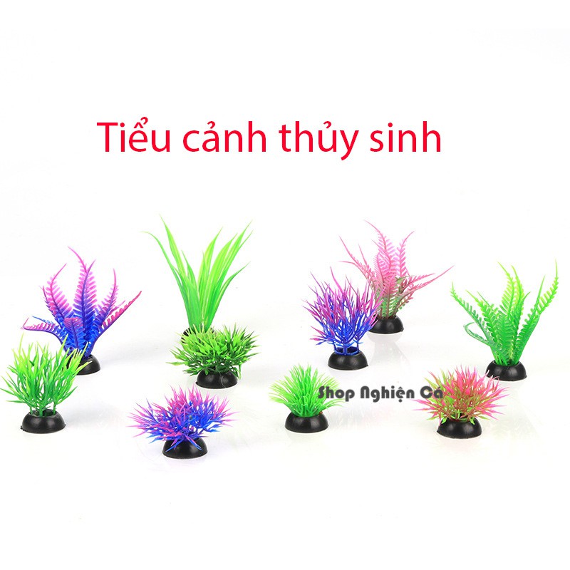 Cây thủy sinh Cây nhựa nhỏ trang trí bể cá tiểu cảnh