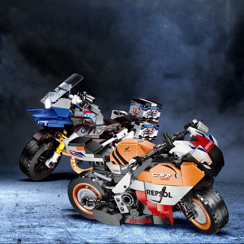 BỘ ĐỒ CHƠI XẾP HÌNH LEGO XE MÁY, LEGO MOTO, XE ĐUA, SIÊU XE