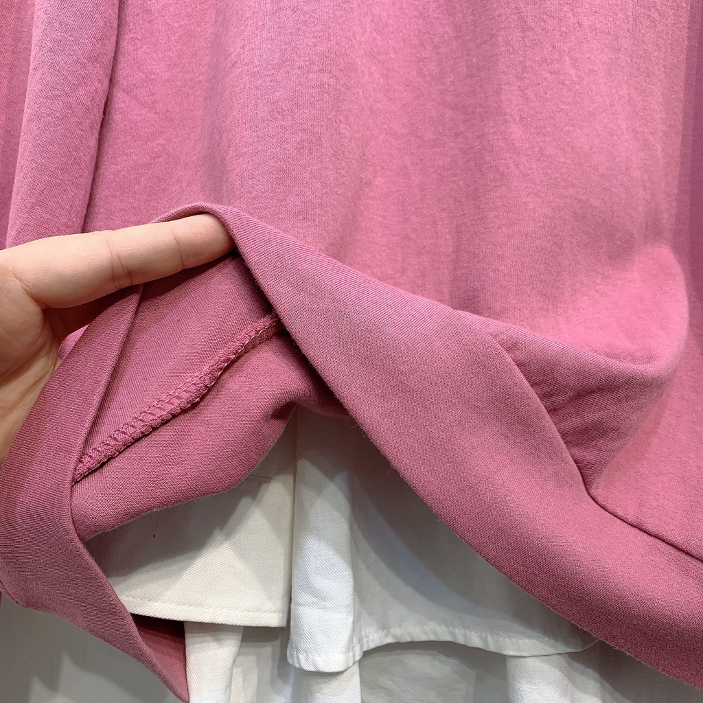 201020 Áo pull dài tay chất cotton mềm - áo phông dài tay phù hợp mặc mùa thu đông