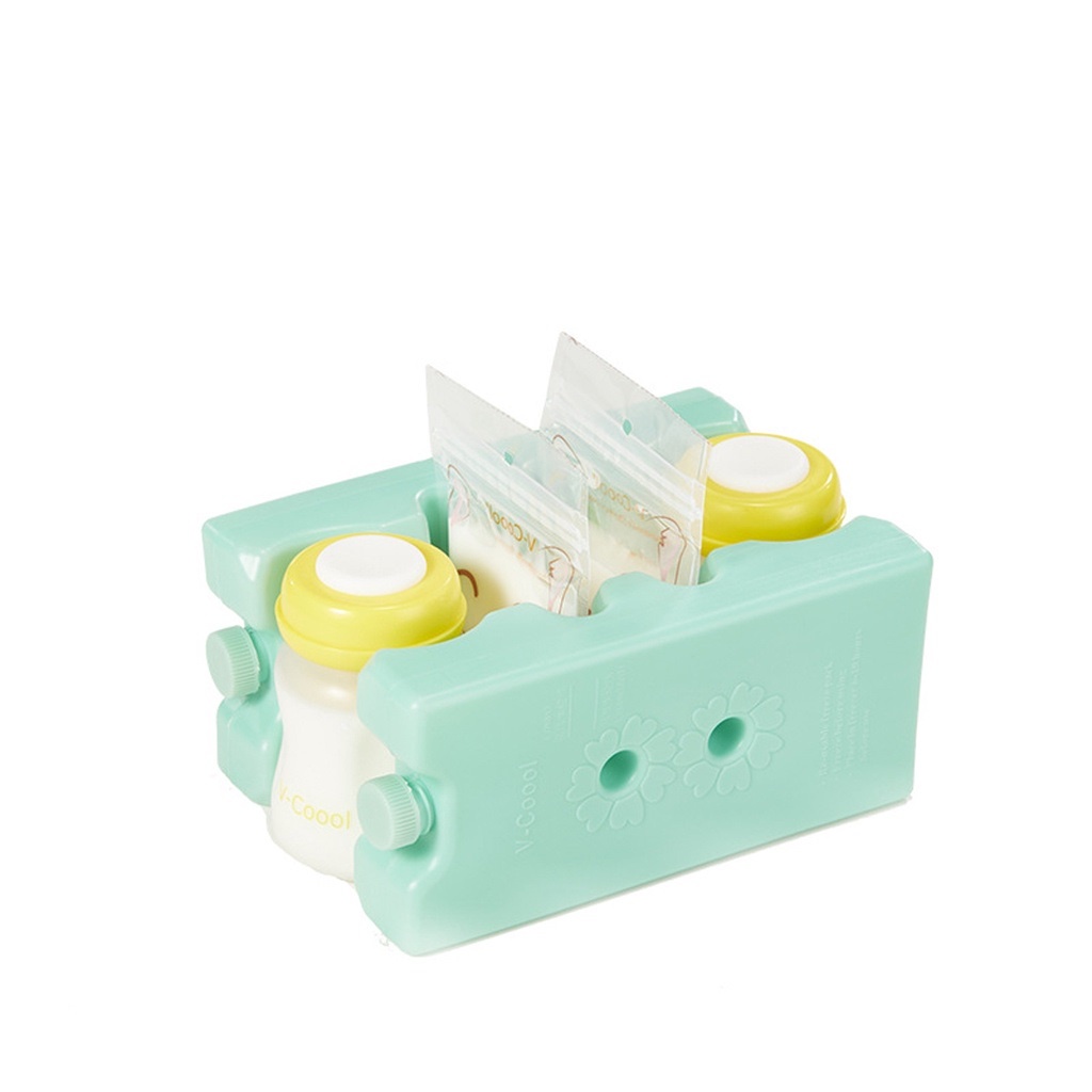 Đá khô thanh hộp nhựa 2 sóng và 3 sóng giữ lạnh sữa, thức ăn tiện lợi