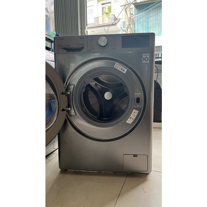 Máy giặt LG Inverter 10 kg FV1410S4P Mẫu năm 2021 Động Cơ Truyền động trực tiếp - Điện Máy Kho Rẻ