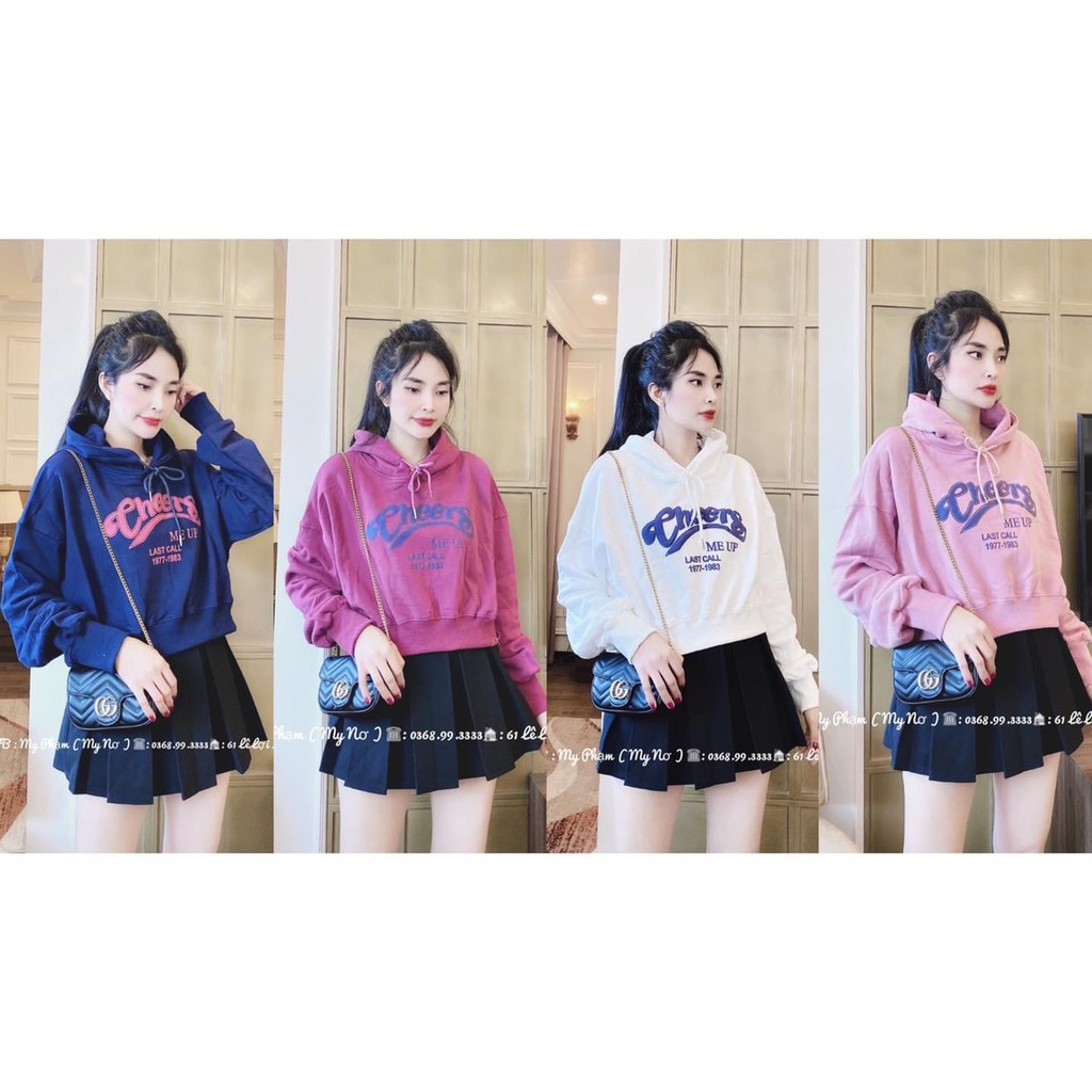 26104. ÁO NỈ CHỮ CHEERS NGỰC CÓ MŨ | BigBuy360 - bigbuy360.vn