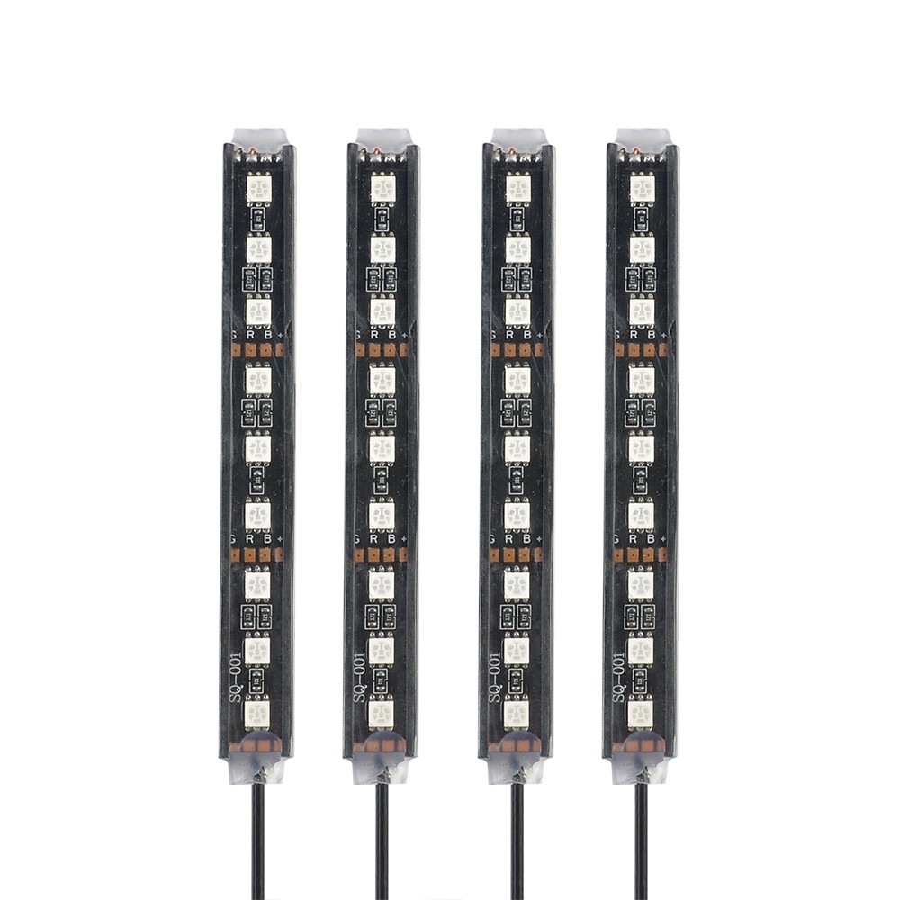 Bộ điều khiển 4 dải đèn LED trang trí sàn xe hơi