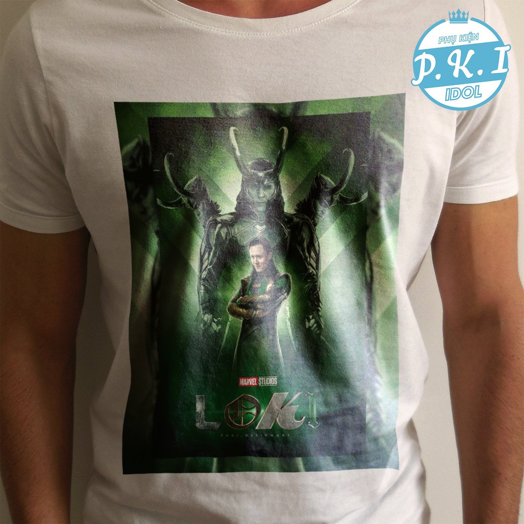 Áo Thun Unisex Cao Cấp In Hình Thần Loki – Kẻ Thù Không Đội Trời Chung Của Thor
