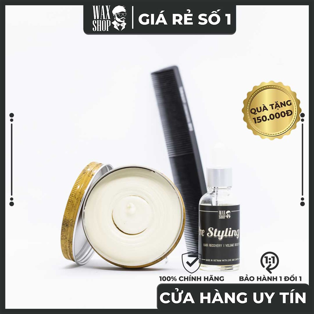 Sáp Vuốt Tóc Dapper Dan Matt Paste ⚡ [Chính Hãng] ⚡ Siêu Giữ Nếp Tóc tới 24 Tiếng, Tặng Kèm Pre-Styling Oil và Lược Sấy