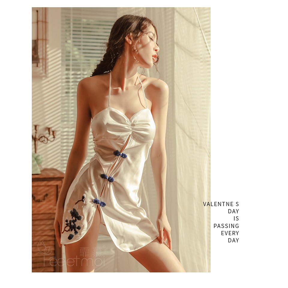 Đầm ngủ Tiểu thư Bến Thượng Hải cao cấp L114