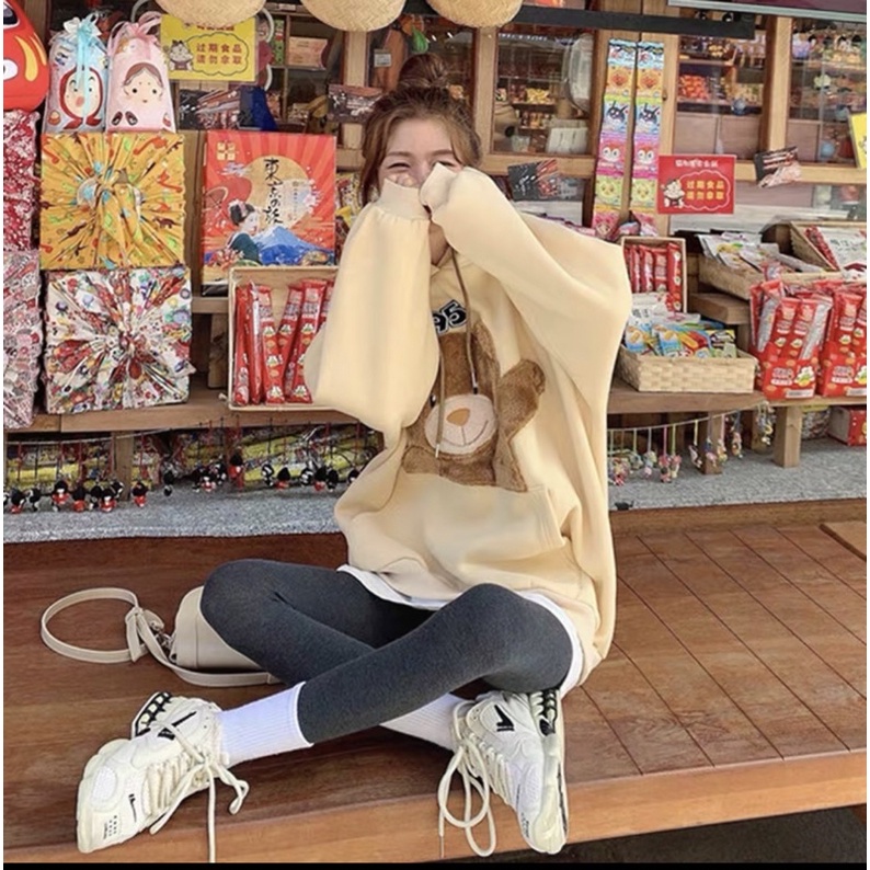 áo hoodie nữ hình thiêu cực chất nè