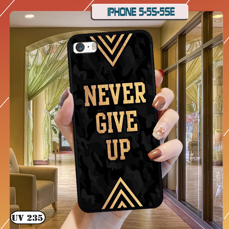 Ốp lưng nhám in hình 3D IPhone 5 / 5S / 5SE