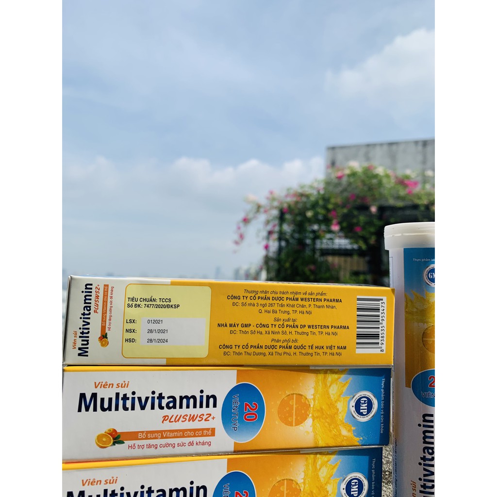 Viên C sủi multivitamin tăng sức đề kháng | Thế Giới Skin Care