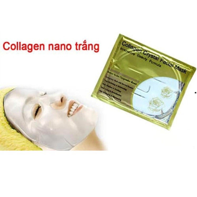 Combo 10 Mặt nạ Collagen đắp mặt nano trắng - BX1190