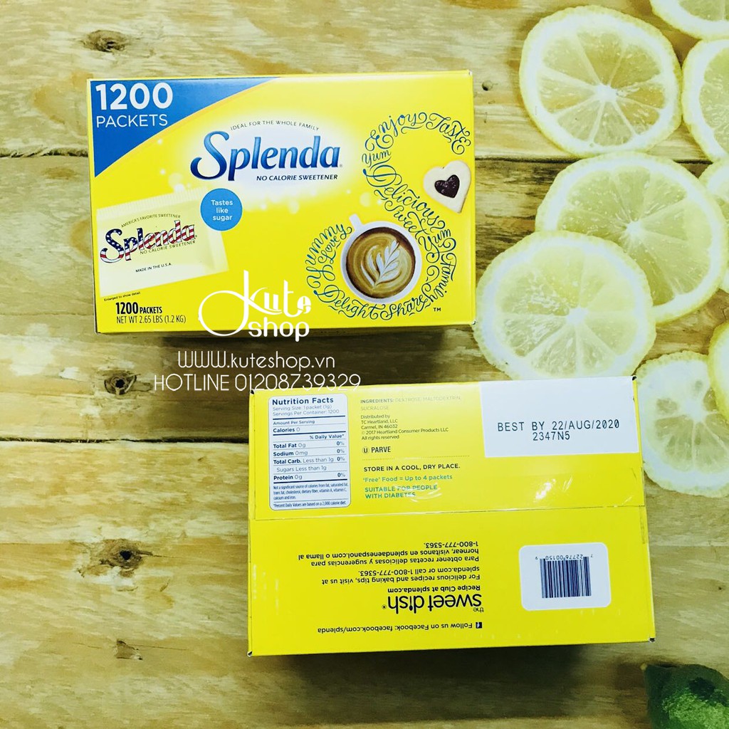 (DATE 2023) COMBO 200 gói đường ăn kiêng Splenda No Calories loại 1g | BigBuy360 - bigbuy360.vn