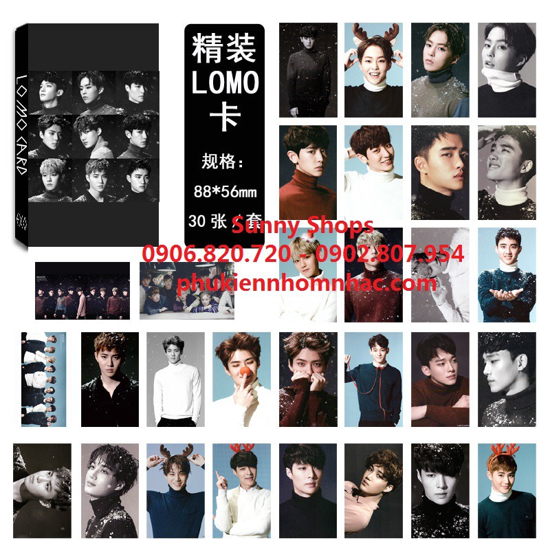 Lomo card EXO chung nhóm | BigBuy360 - bigbuy360.vn