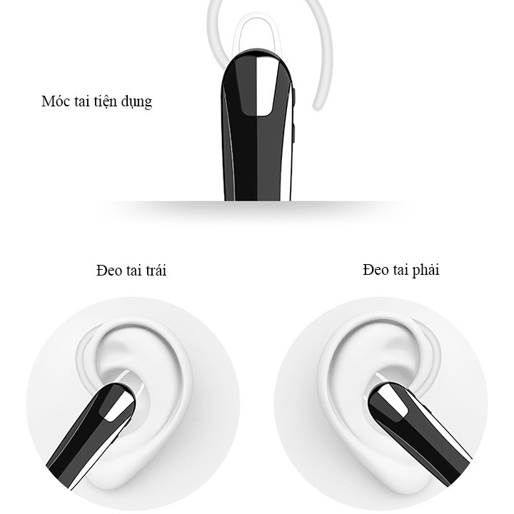 Tai nghe bluetooth không dây nhét tai X8 chính hãng, tai phone bluetooth pin khủng nghe nhac cực êm dành cho nam và nữ