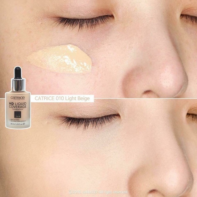 Kem nền Catrice HD Liquid Coverage Foundation