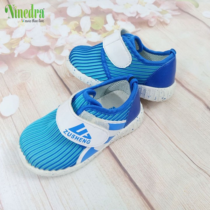 Giày thể thao trẻ em vải thun đế cao su êm size nhí 15-20