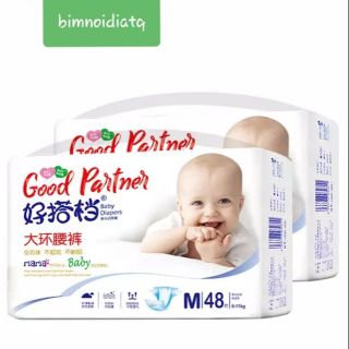 Combo 2 bỉm dán Good partner S112, M96, L80, XL72
