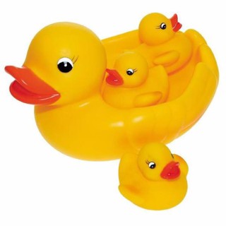 💓FREESHIP💓 Set 4 Vịt Mẹ Và Vịt Con Thả Hồ Bơi Cho Bé