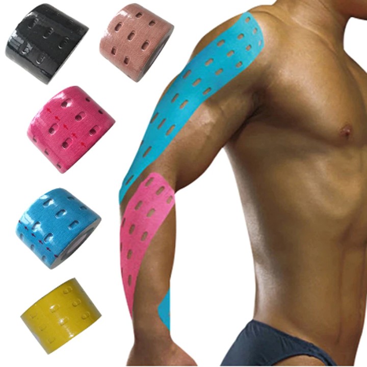 Băng kinesiology XL50 nhiệt dán cơ đục lỗ